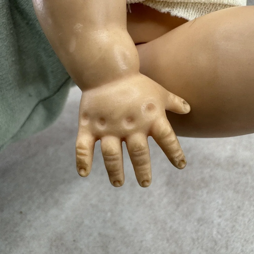 Vintage 1950s 12 In American Character Tiny Tears Hard Plastic Baby‎ Doll
